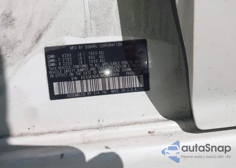 2021 Subaru Impreza Premium from USA, damaged, VIN 4S3GKAD67M3604968